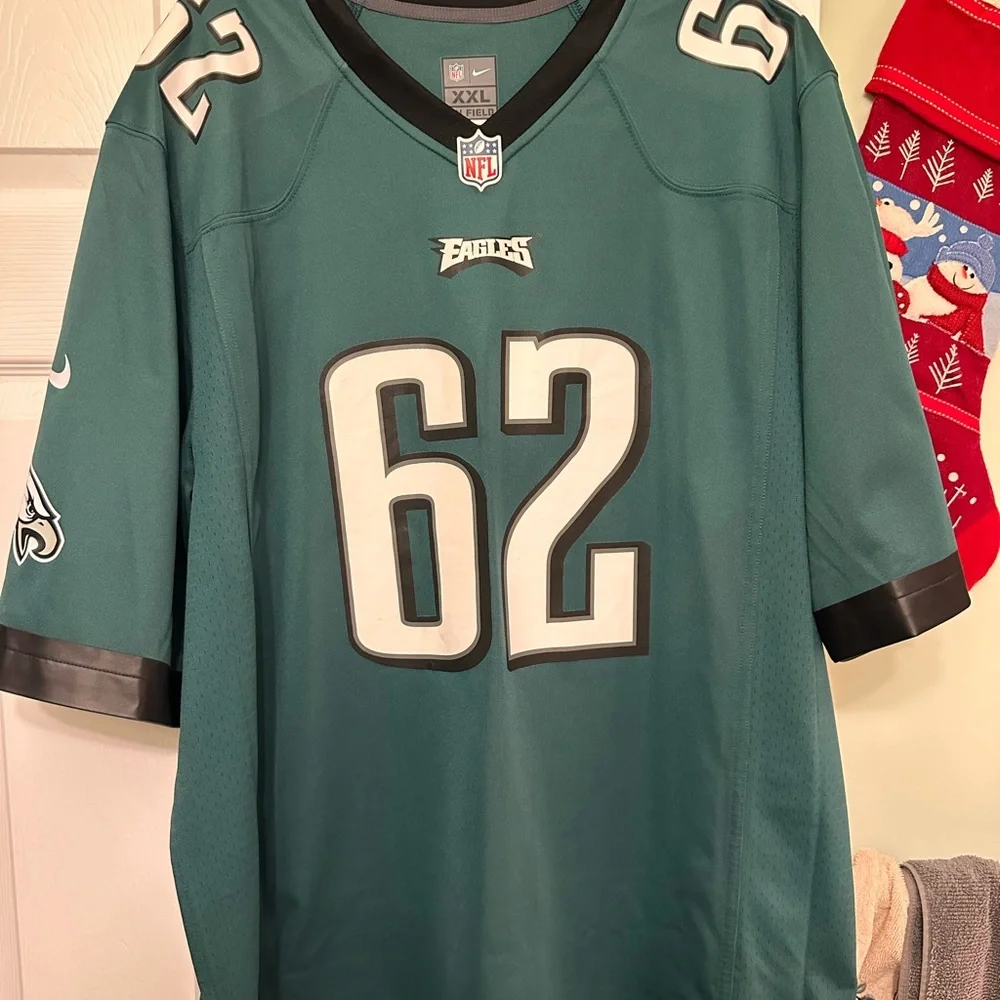 NFL Green and Black On-Field Kelce Jersey - Picture 1 of 4
